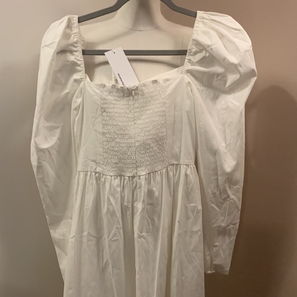 Reformation Luce Corset drop waist Dress White size 2- NWT - Picture 10 of 16